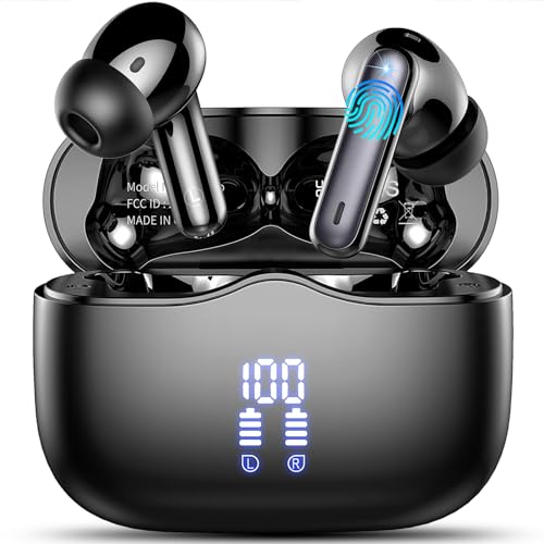 yobola Auriculares Inalámbricos, Auriculares Bluetooth 5.1 HiFi