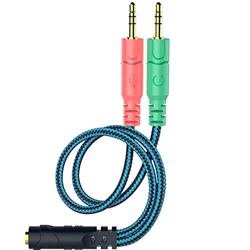 UGREEN Alargador Jack 3.5 con Microfóno Alargador Auriculares 3.5mm con  HiFi Sonido 4 Pines Cable Jack 3.5mm Macho a Hembra Compatible con Switch  PS5