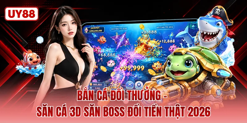 Bắn Cá Đổi Thưởng - Săn Cá 3D Săn Boss Đổi Tiền Thật 2026