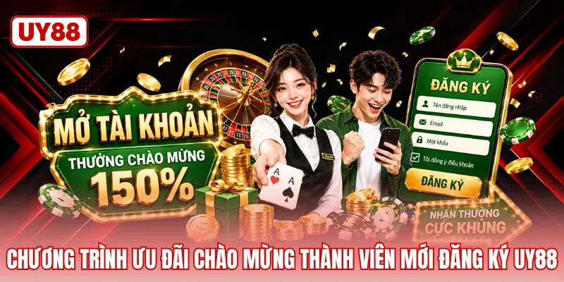 Chương trình ưu đãi chào mừng thành viên mới đăng ký UY88