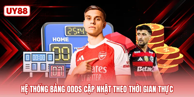 Hệ thống bảng odds cập nhật theo thời gian thực